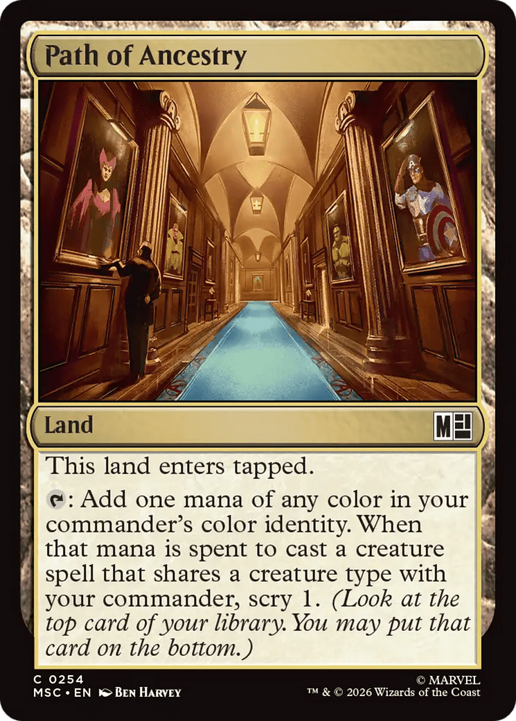 Path of Ancestry [Marvel Super Heroes Commander] MTG Single Magic: The Gathering  | Multizone: Comics And Games