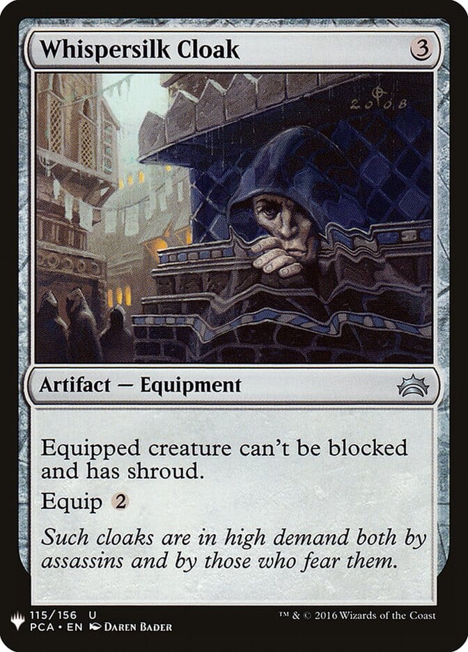 Whispersilk Cloak [Mystery Booster] MTG Single Magic: The Gathering  | Multizone: Comics And Games
