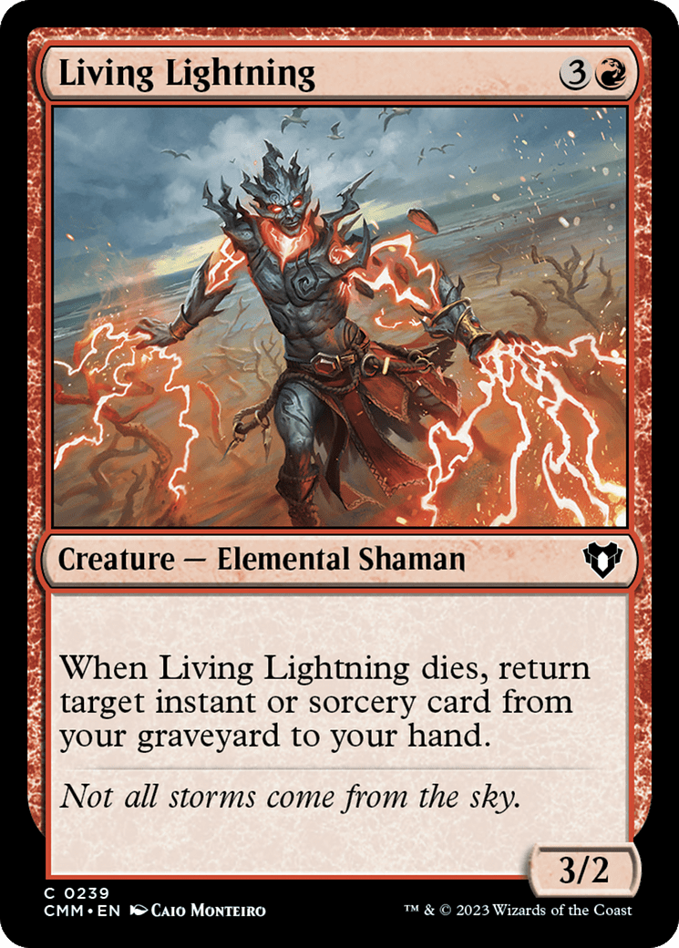 Living Lightning [Commander Masters] MTG Single Magic: The Gathering  | Multizone: Comics And Games