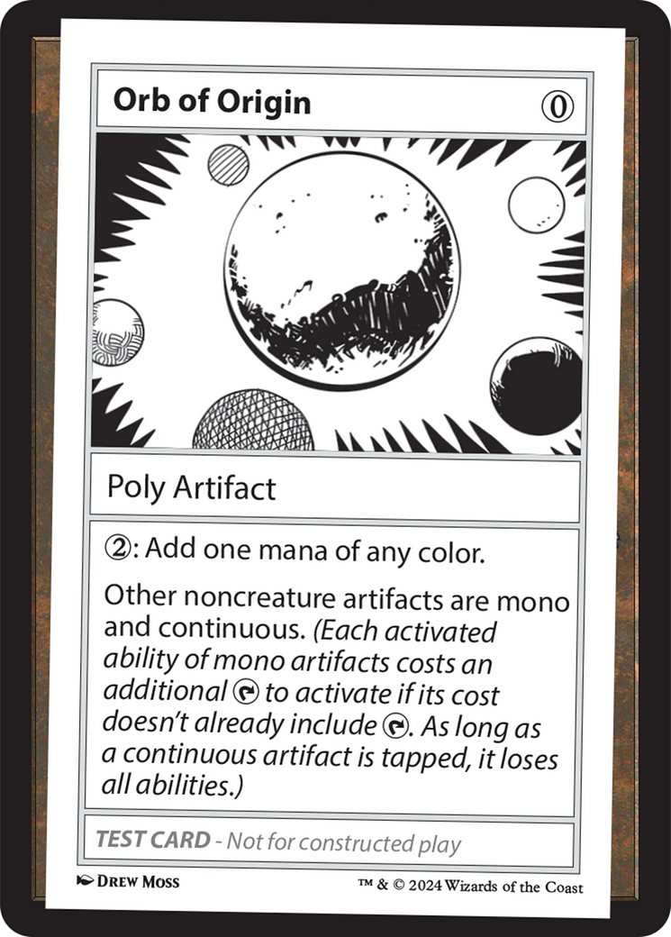 Orb of Origin [Mystery Booster 2 Playtest Cards] MTG Single Magic: The Gathering  | Multizone: Comics And Games