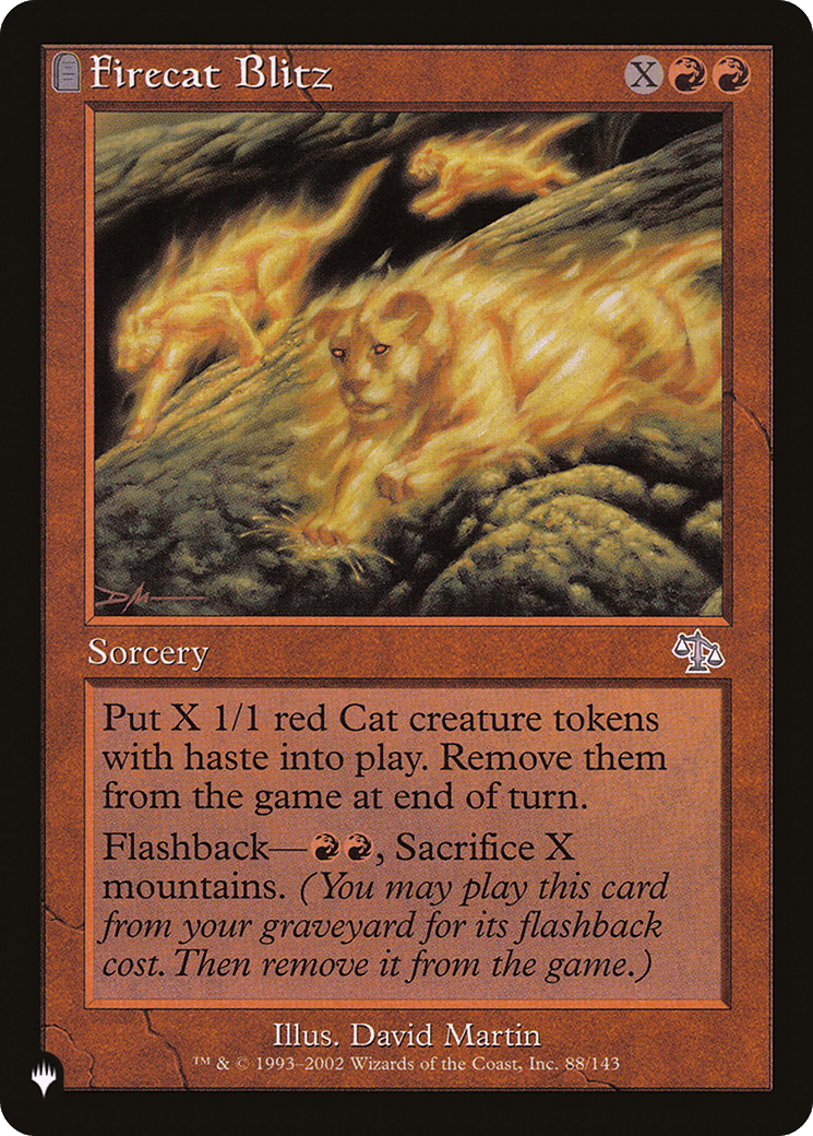 Firecat Blitz [The List] MTG Single Magic: The Gathering  | Multizone: Comics And Games