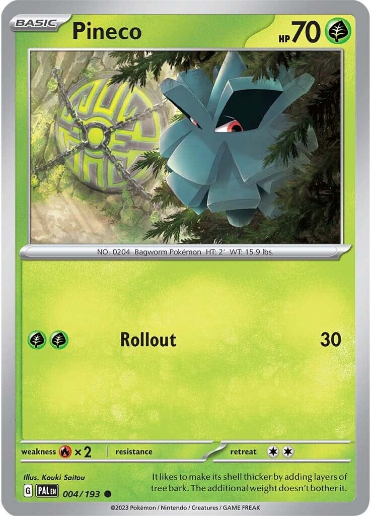 Pineco (004/193) [Scarlet & Violet: Paldea Evolved] Pokemon Single Pokémon  | Multizone: Comics And Games