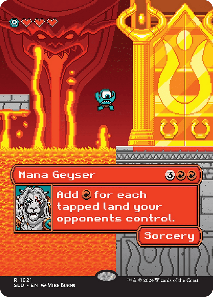 Mana Geyser (Rainbow Foil) [Secret Lair Drop Series] MTG Single Magic: The Gathering  | Multizone: Comics And Games