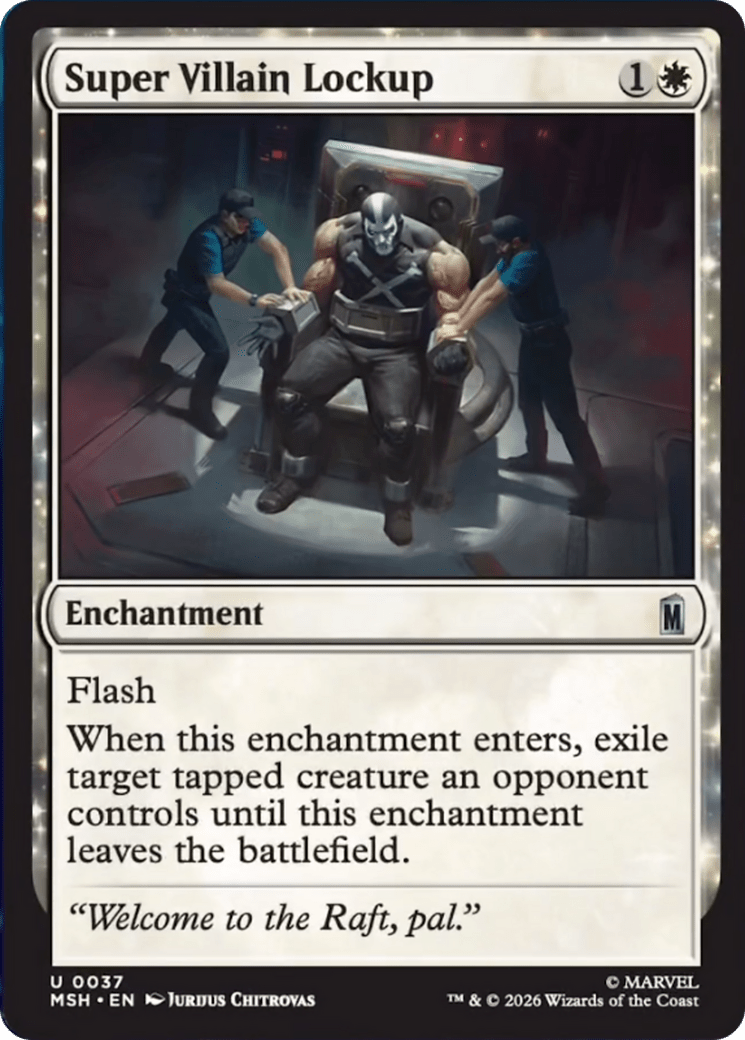 Super Villain Lockup [Marvel Super Heroes] MTG Single Magic: The Gathering  | Multizone: Comics And Games