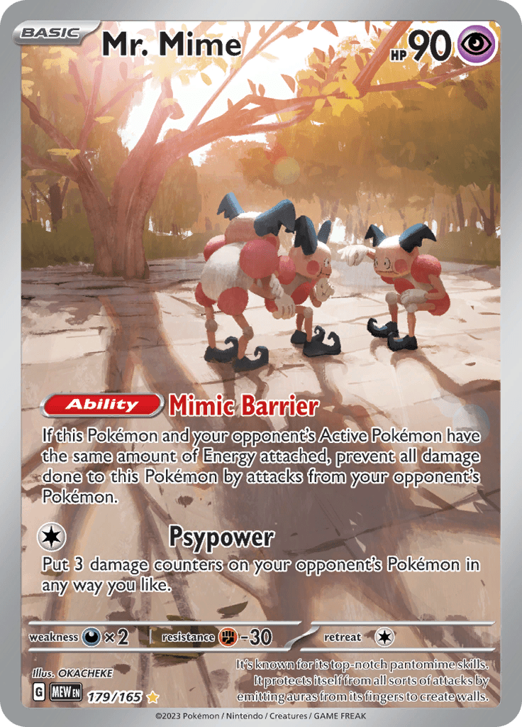 Mr. Mime (179/165) [Scarlet & Violet 151] Pokemon Single Pokémon  | Multizone: Comics And Games