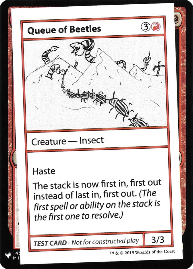 Queue of Beetles [Mystery Booster Playtest Cards] MTG Single Magic: The Gathering  | Multizone: Comics And Games