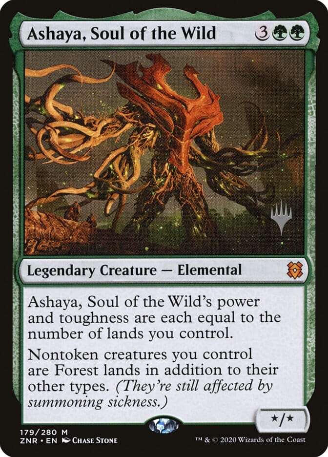 Ashaya, Soul of the Wild (Promo Pack) [Zendikar Rising Promos] MTG Single Magic: The Gathering  | Multizone: Comics And Games