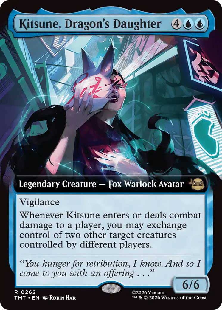 Kitsune, Dragon's Daughter (Extended Art) [Teenage Mutant Ninja Turtles] MTG Single Magic: The Gathering  | Multizone: Comics And Games