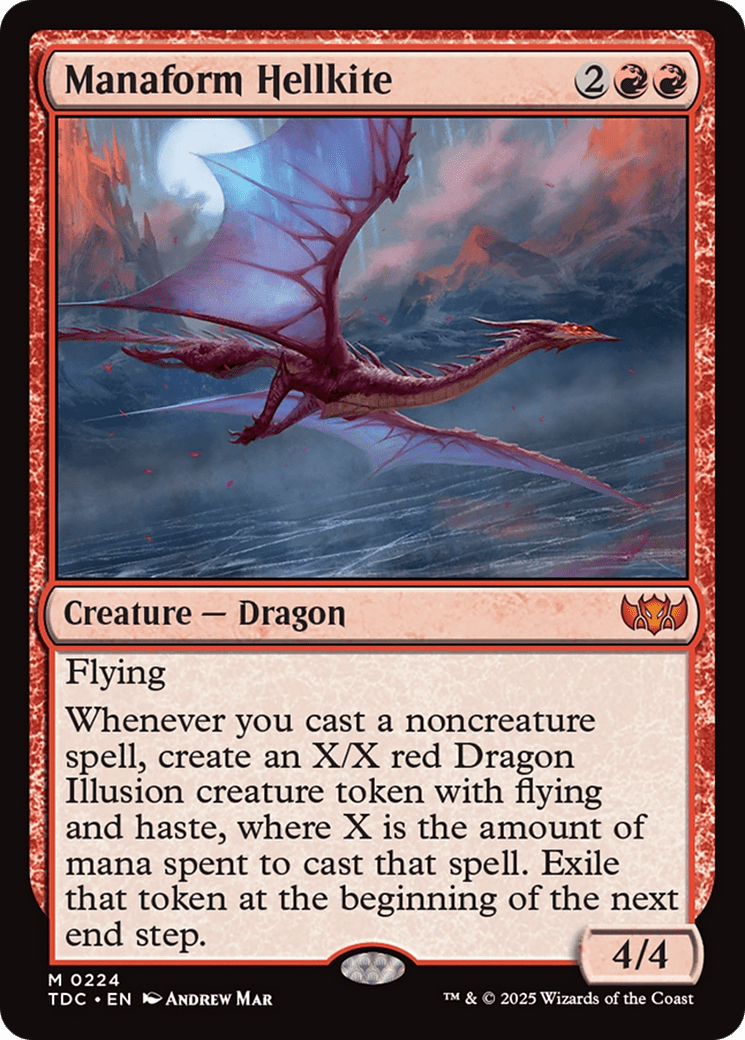 Manaform Hellkite [Tarkir: Dragonstorm Commander] MTG Single Magic: The Gathering  | Multizone: Comics And Games