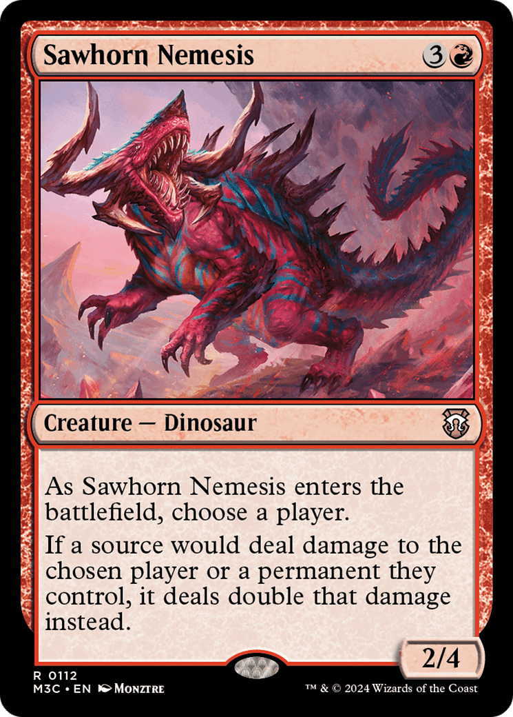 Sawhorn Nemesis [Modern Horizons 3 Commander] MTG Single Magic: The Gathering  | Multizone: Comics And Games