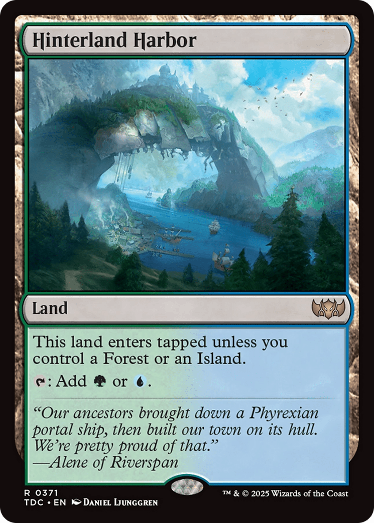 Hinterland Harbor [Tarkir: Dragonstorm Commander] MTG Single Magic: The Gathering  | Multizone: Comics And Games