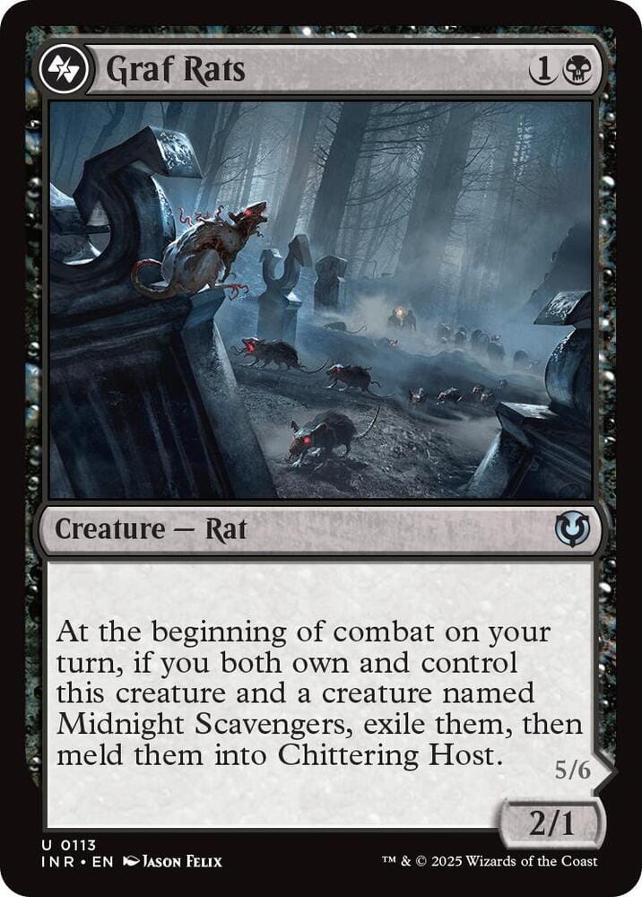 Graf Rats [Innistrad Remastered] MTG Single Magic: The Gathering  | Multizone: Comics And Games