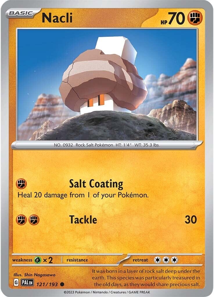 Nacli (121/193) [Scarlet & Violet: Paldea Evolved] Pokemon Single Pokémon  | Multizone: Comics And Games