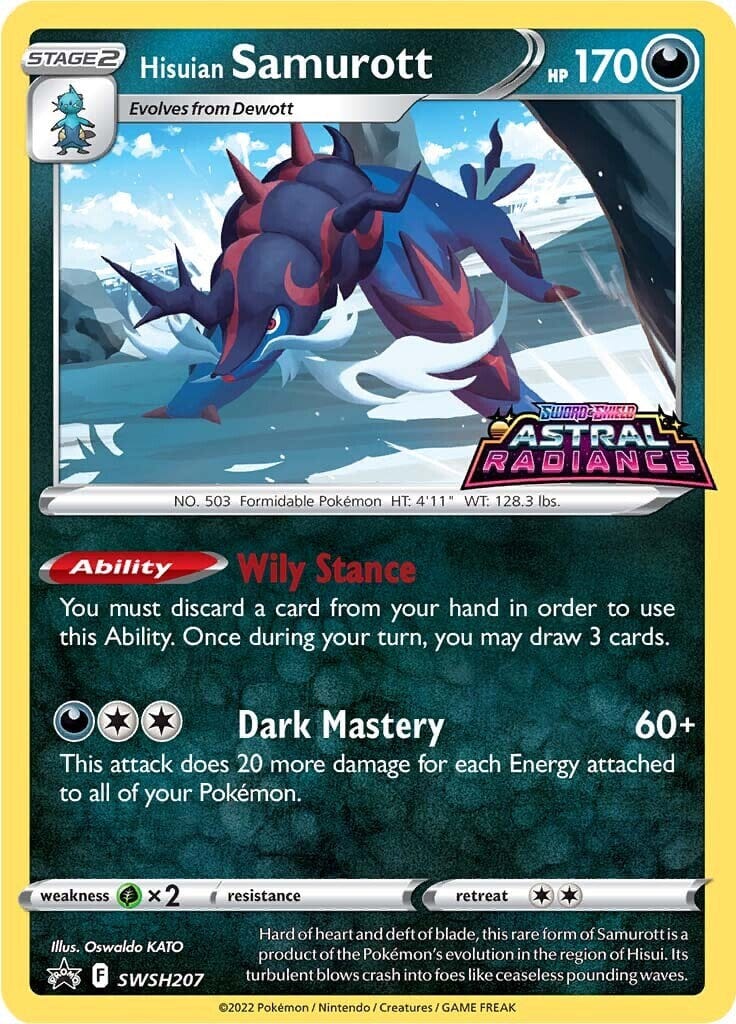 Hisuian Samurott (SWSH207) [Sword & Shield: Black Star Promos] Pokemon Single Pokémon  | Multizone: Comics And Games