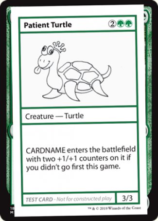 Patient Turtle (2021 Edition) [Mystery Booster Playtest Cards] | Multizone: Comics And Games