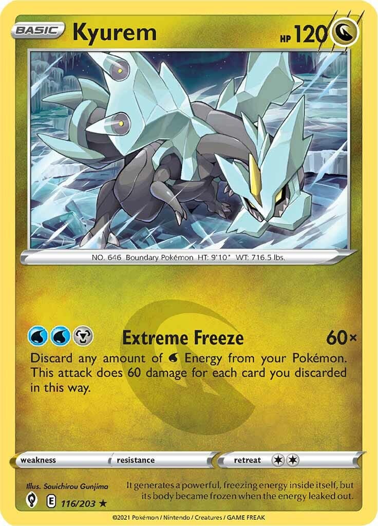 Kyurem (116/203) [Sword & Shield: Evolving Skies] Pokemon Single Pokémon  | Multizone: Comics And Games