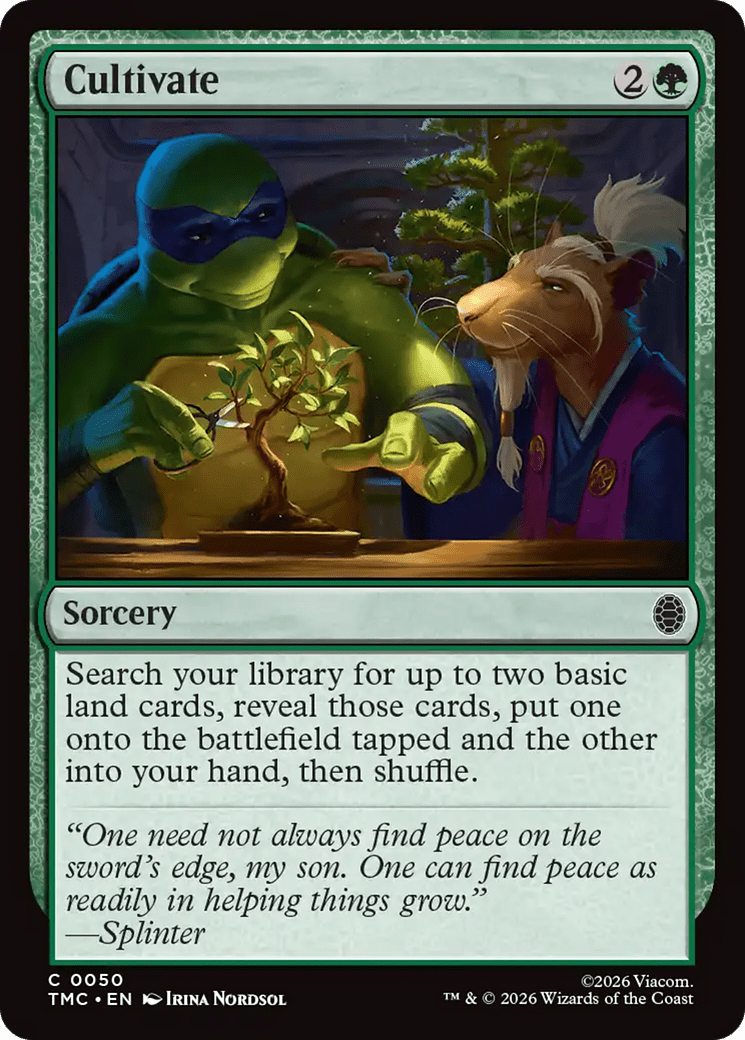 Cultivate [Teenage Mutant Ninja Turtles Commander] MTG Single Magic: The Gathering  | Multizone: Comics And Games