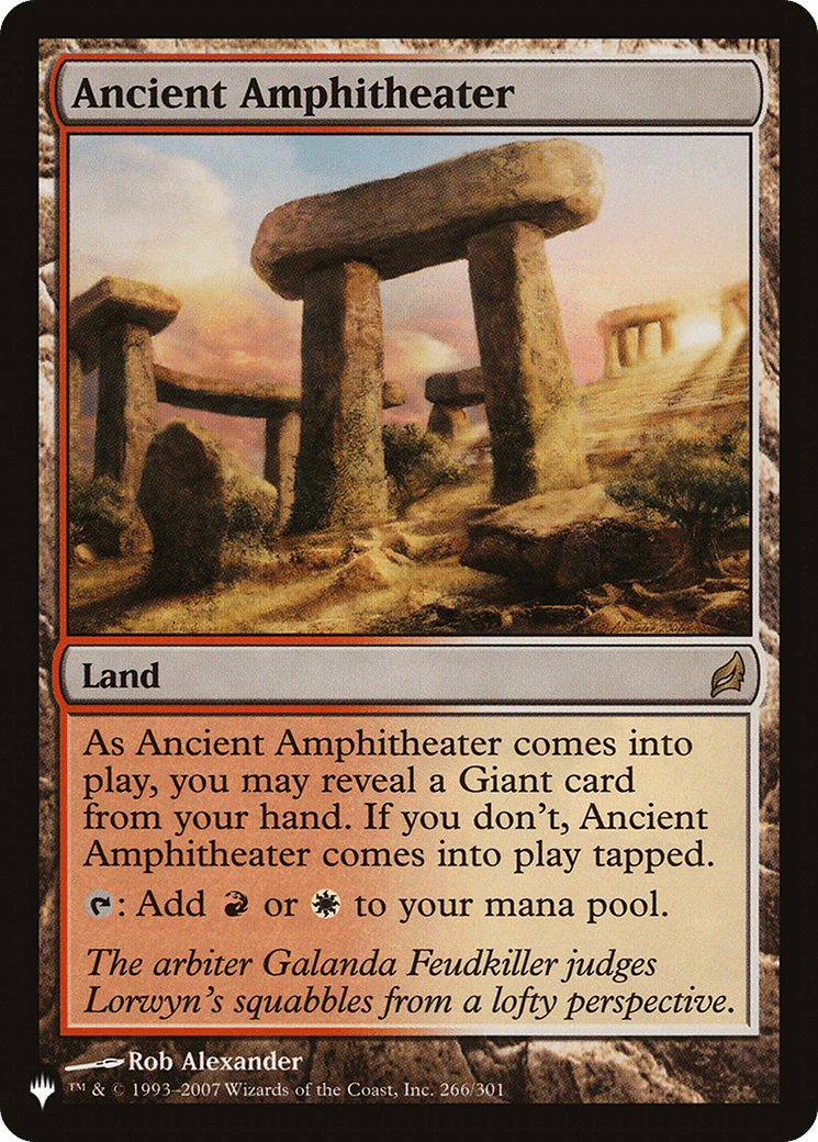 Ancient Amphitheater (LRW) [The List] MTG Single Magic: The Gathering  | Multizone: Comics And Games