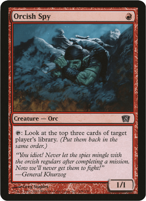 Orcish Spy (Oversized) [Eighth Edition Box Topper] MTG Single Magic: The Gathering  | Multizone: Comics And Games