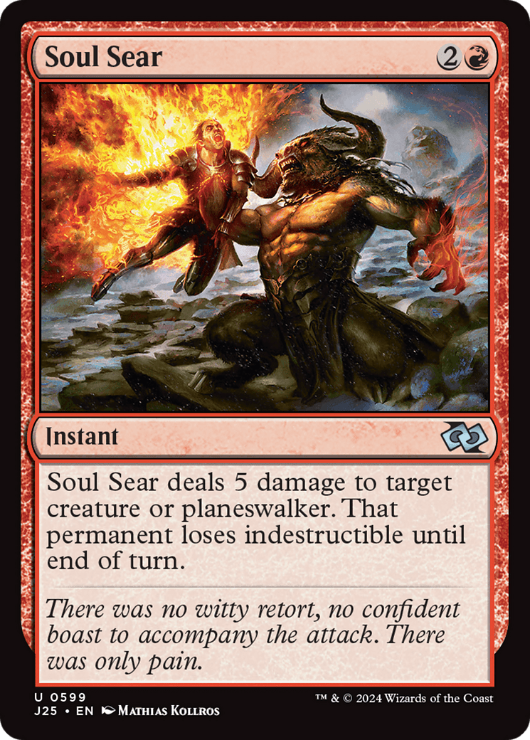 Soul Sear [Foundations Jumpstart] MTG Single Magic: The Gathering  | Multizone: Comics And Games