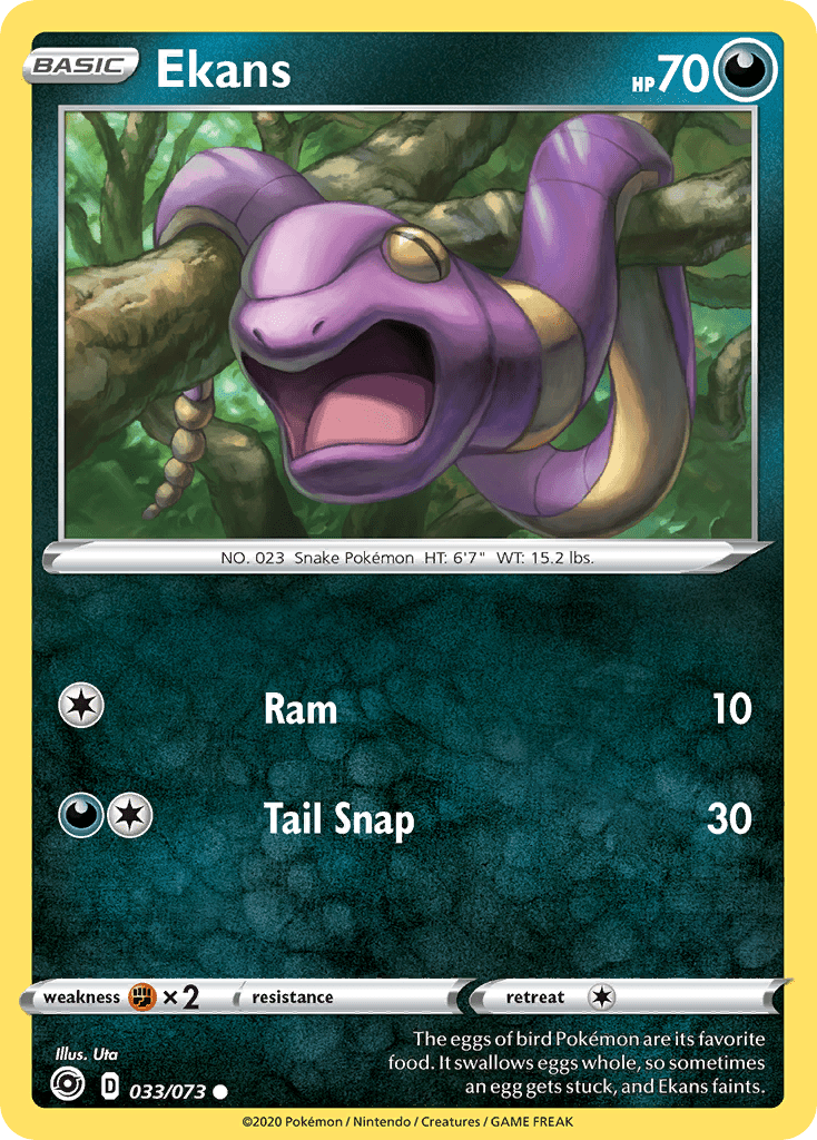 Ekans (033/073) [Sword & Shield: Champion's Path] Pokemon Single Pokémon  | Multizone: Comics And Games