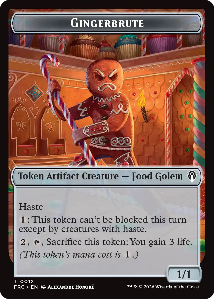 Gingerbrute // Map Double-Sided Token [Reality Fracture Commander Tokens] | Multizone: Comics And Games