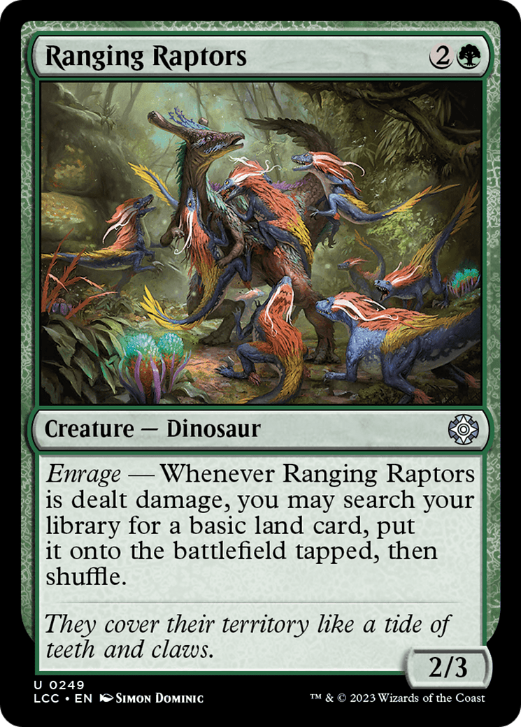 Ranging Raptors [The Lost Caverns of Ixalan Commander] MTG Single Magic: The Gathering  | Multizone: Comics And Games