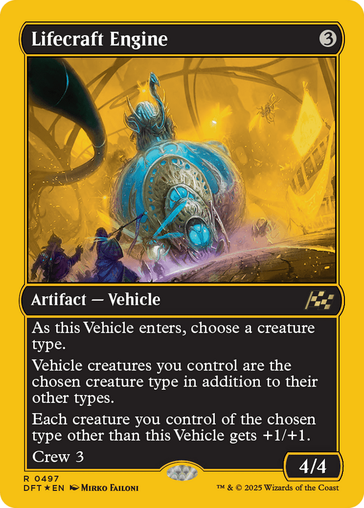 Lifecraft Engine (First-Place Foil) [Aetherdrift] MTG Single Magic: The Gathering  | Multizone: Comics And Games