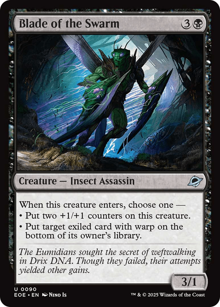Blade of the Swarm [Edge of Eternities] MTG Single Magic: The Gathering  | Multizone: Comics And Games