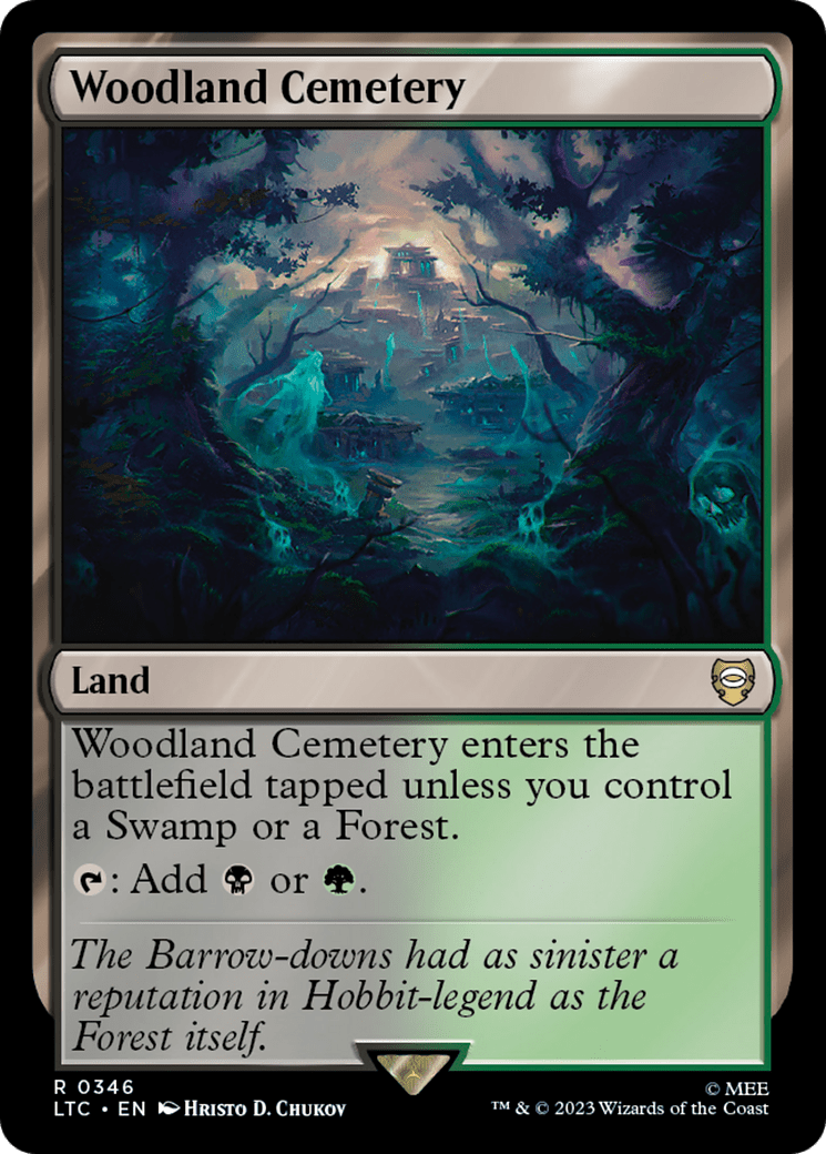 Woodland Cemetery [The Lord of the Rings: Tales of Middle-Earth Commander] MTG Single Magic: The Gathering  | Multizone: Comics And Games