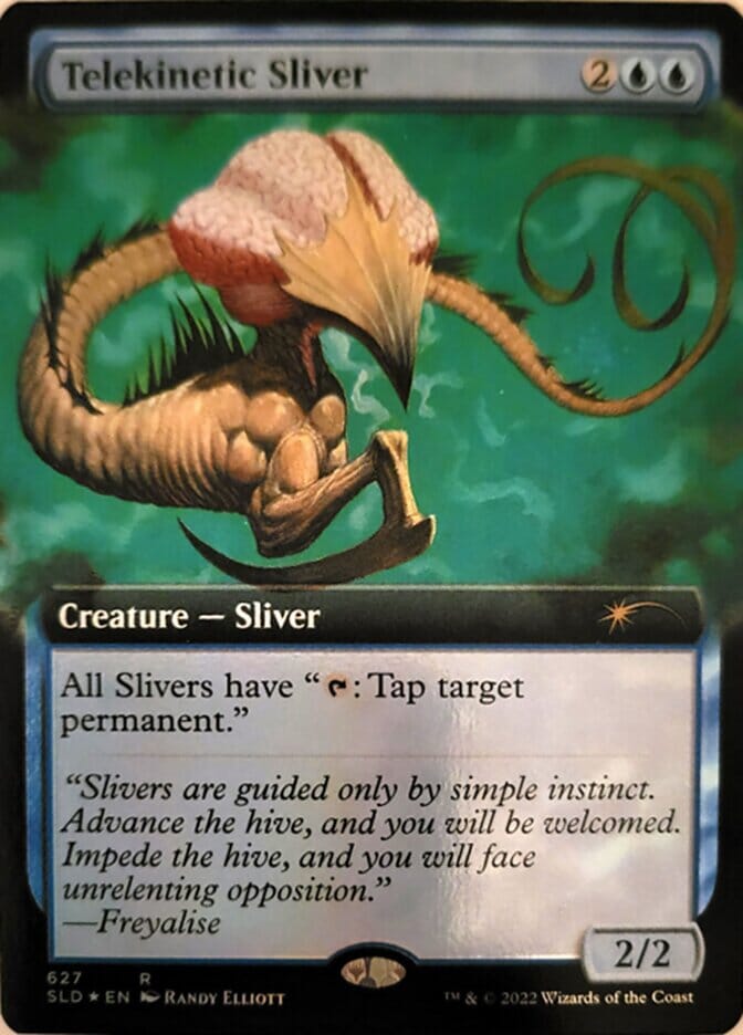 Telekinetic Sliver (Extended Art) [Secret Lair Drop Promos] MTG Single Magic: The Gathering  | Multizone: Comics And Games