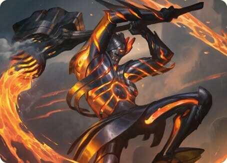 Forgehammer Centurion Art Card [Phyrexia: All Will Be One Art Series] MTG Single Magic: The Gathering  | Multizone: Comics And Games