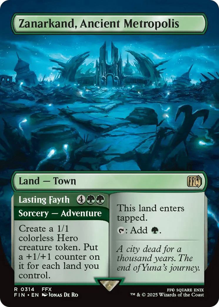 Zanarkand, Ancient Metropolis (Borderless) [FINAL FANTASY] MTG Single Magic: The Gathering  | Multizone: Comics And Games