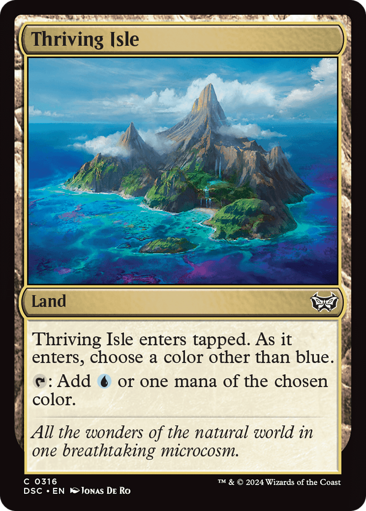 Thriving Isle [Duskmourn: House of Horror Commander] MTG Single Magic: The Gathering  | Multizone: Comics And Games