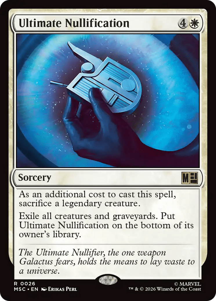 Ultimate Nullification (Surge Foil) [Marvel Super Heroes Commander] MTG Single Magic: The Gathering  | Multizone: Comics And Games