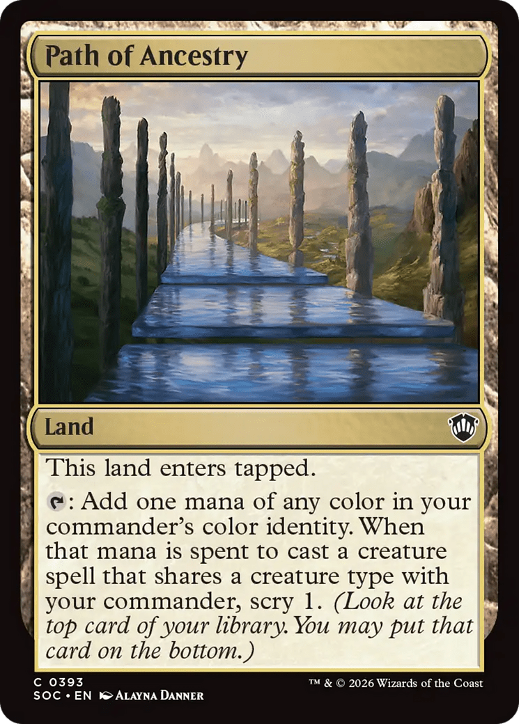 Path of Ancestry [Secrets of Strixhaven Commander] MTG Single Magic: The Gathering  | Multizone: Comics And Games
