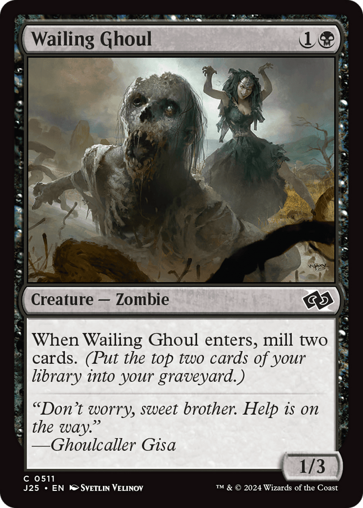 Wailing Ghoul [Foundations Jumpstart] MTG Single Magic: The Gathering  | Multizone: Comics And Games