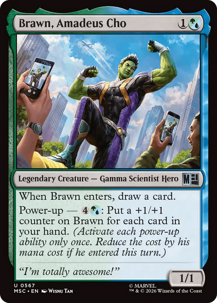 Brawn, Amadeus Cho [Marvel Super Heroes] MTG Single Magic: The Gathering  | Multizone: Comics And Games