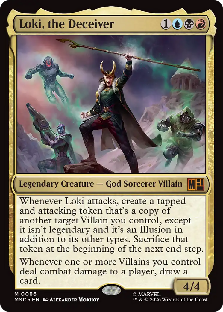 Loki, the Deceiver (Surge Foil) [Marvel Super Heroes Commander] | Multizone: Comics And Games