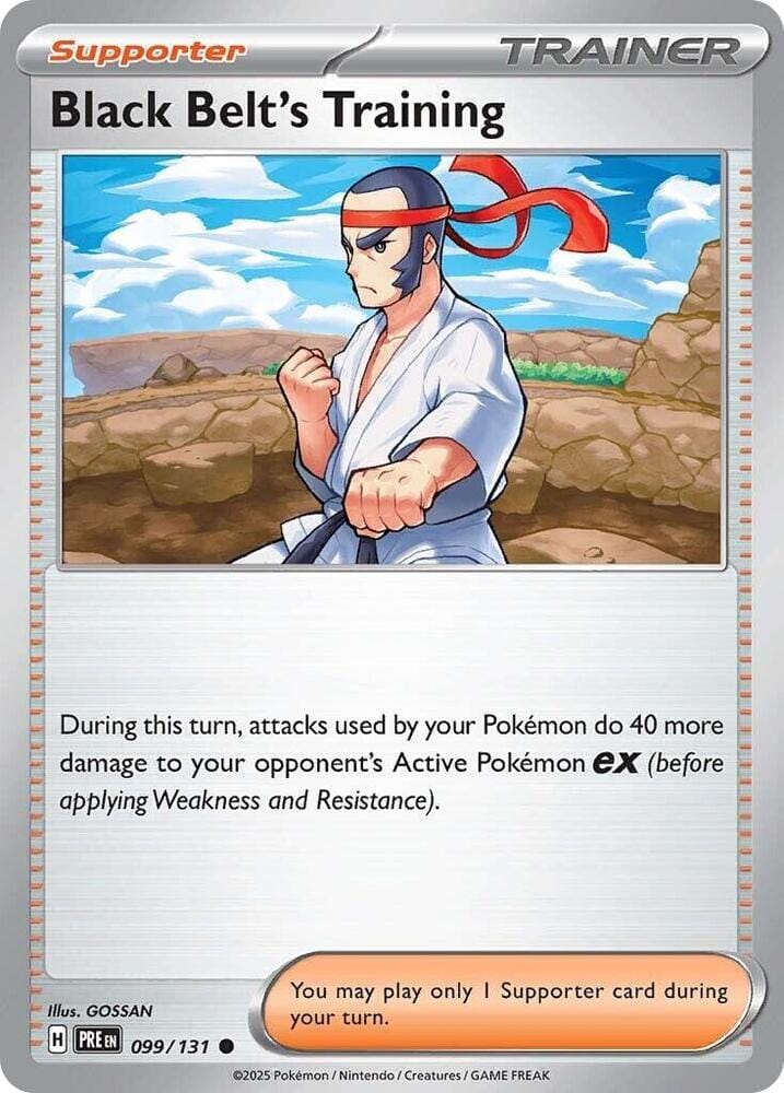 Black Belt's Training (099/131) [Scarlet & Violet: Prismatic Evolutions] Pokemon Single Pokémon  | Multizone: Comics And Games