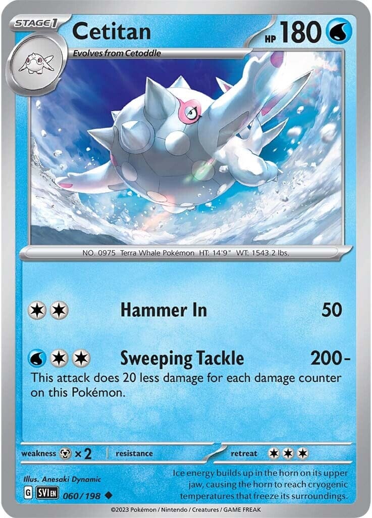 Cetitan (060/198) [Scarlet & Violet: Base Set] Pokemon Single Pokémon  | Multizone: Comics And Games
