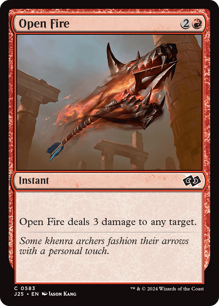 Open Fire [Foundations Jumpstart] MTG Single Magic: The Gathering  | Multizone: Comics And Games