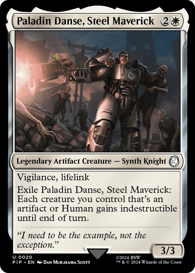 Paladin Danse, Steel Maverick [Fallout] MTG Single Magic: The Gathering  | Multizone: Comics And Games