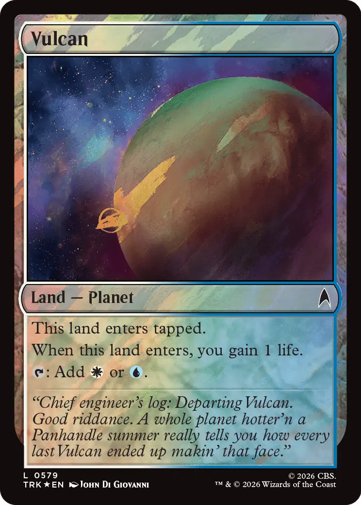 Vulcan (Surge Foil) [Star Trek] MTG Single Magic: The Gathering  | Multizone: Comics And Games