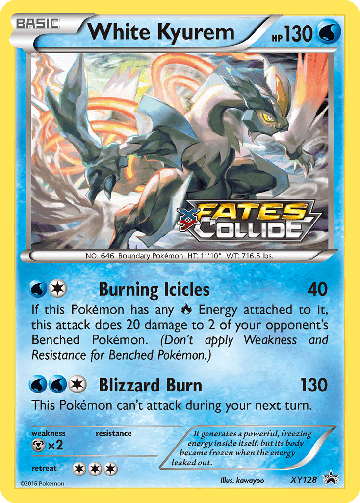 White Kyurem (XY128) [XY: Black Star Promos] Pokemon Single Pokémon  | Multizone: Comics And Games