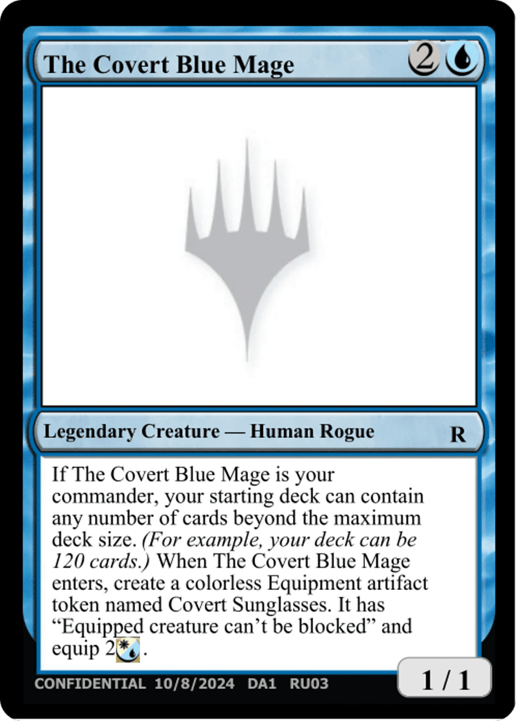 The Covert Blue Mage [Unknown Event] MTG Single Magic: The Gathering  | Multizone: Comics And Games
