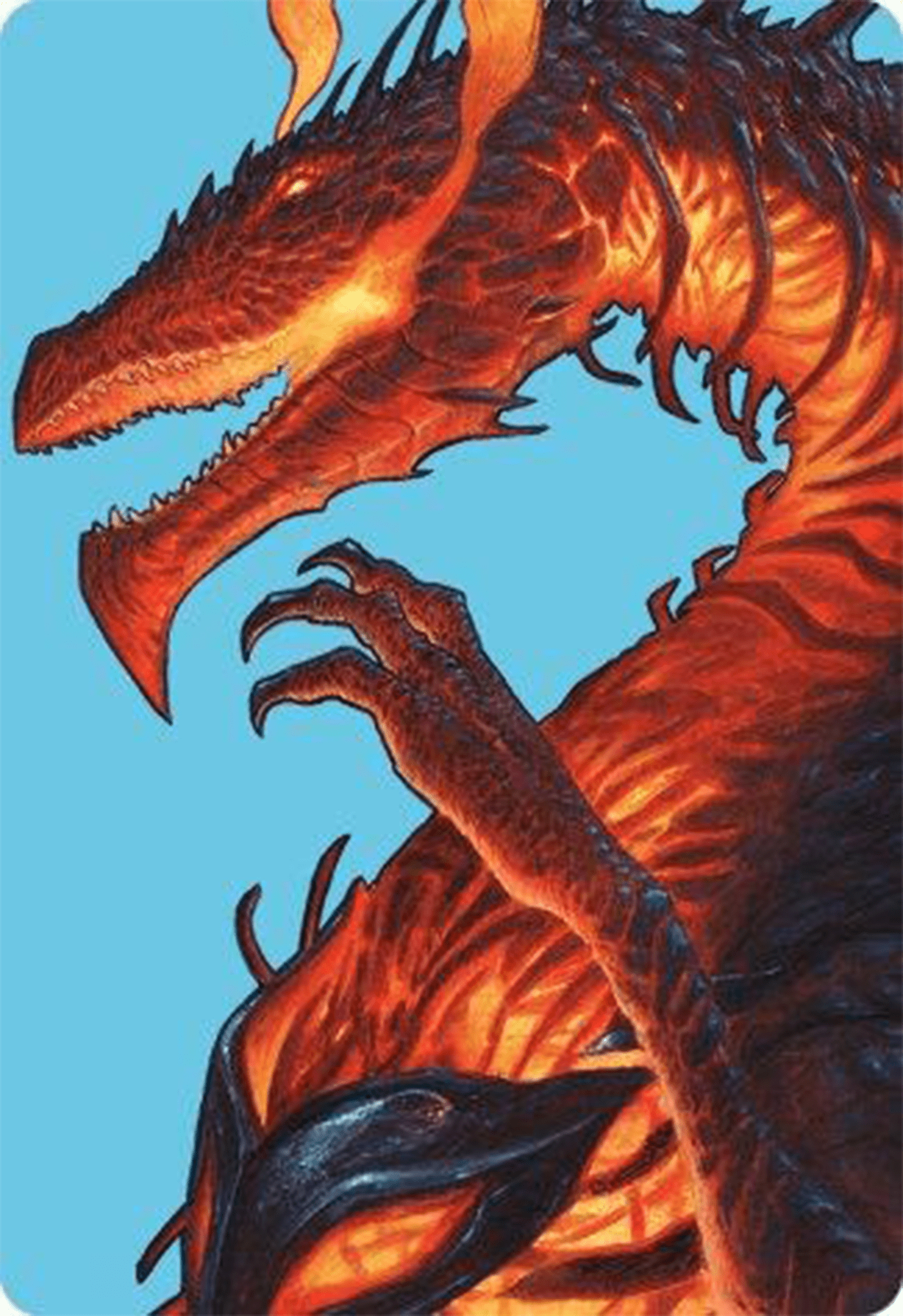 Herigast, Erupting Nullkite Art Card [Modern Horizons 3 Art Series] MTG Single Magic: The Gathering  | Multizone: Comics And Games