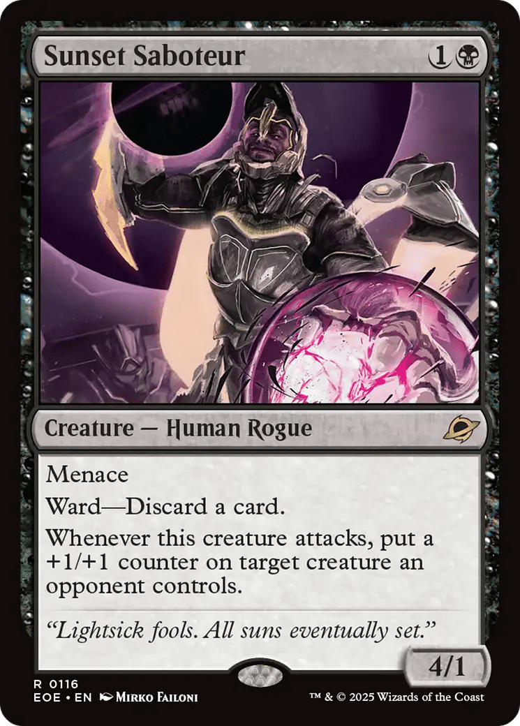 Sunset Saboteur [Edge of Eternities] MTG Single Magic: The Gathering  | Multizone: Comics And Games
