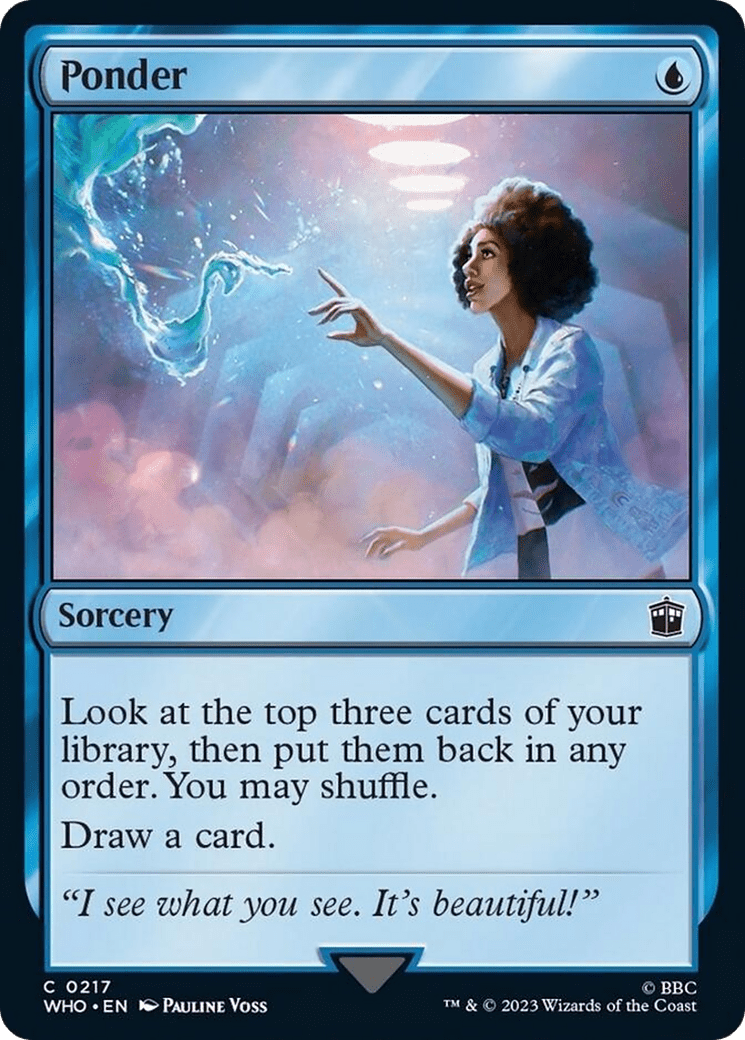 Ponder [Doctor Who] MTG Single Magic: The Gathering  | Multizone: Comics And Games