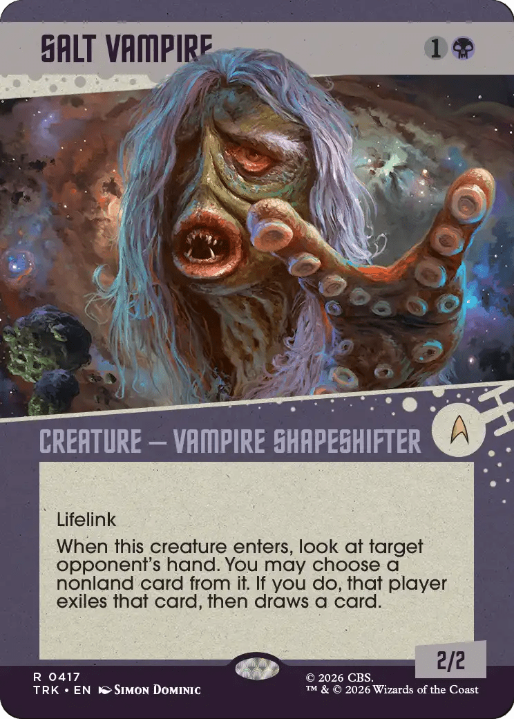 Salt Vampire (Showcase) [Star Trek] MTG Single Magic: The Gathering  | Multizone: Comics And Games